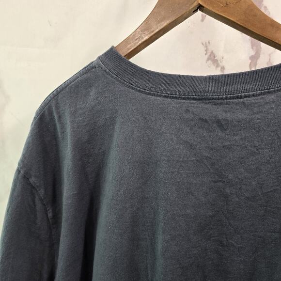 Carhartt T Shirt Mens 2XL Black Pocket Loose Fit Tee Short Sleeve Crew Neck - Picture 6 of 10